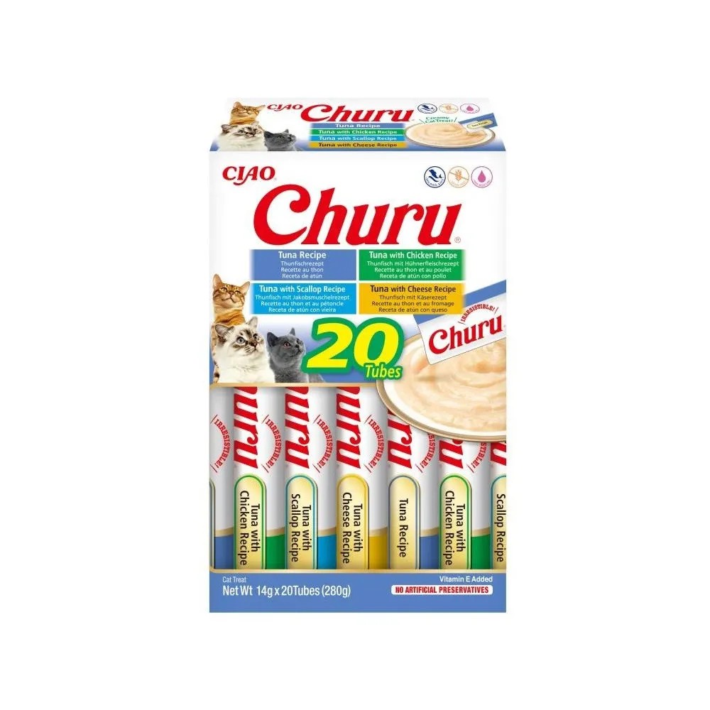 Churu Cat Variedades de Atún para Gatos 20x14gr