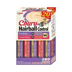 Churu Cat Variedades Hairball Control para Gatos 20x14gr