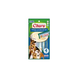 Churu Dog Receta de Pollo con Atún para Perros 4X14GR