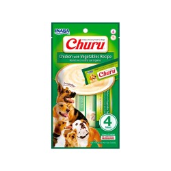 Churu Dog Receta de Pollo con Vegetales para Perros 4X14GR