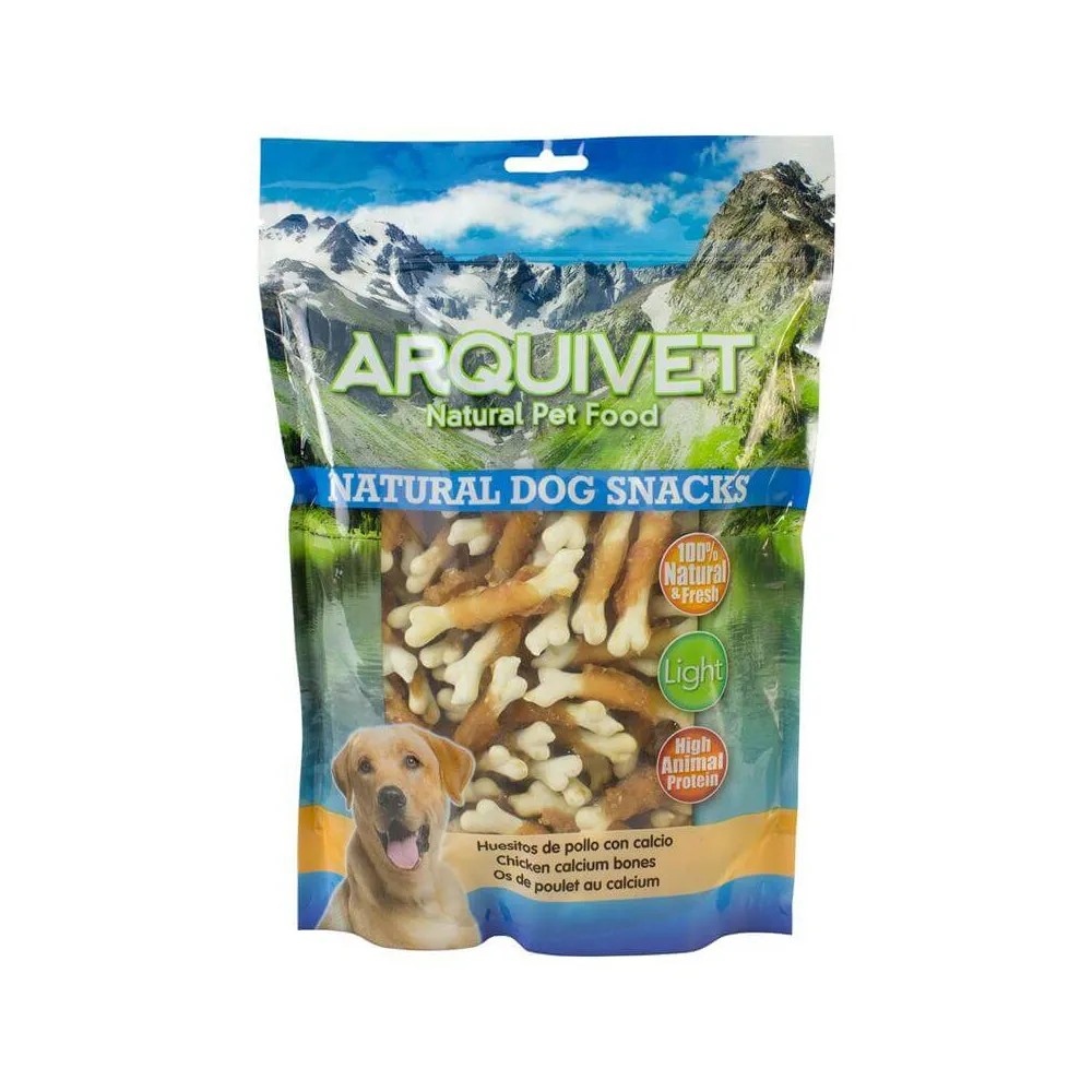 Arquivet Huesitos de Pollo con Calcio Naturales para Perros 1 KG