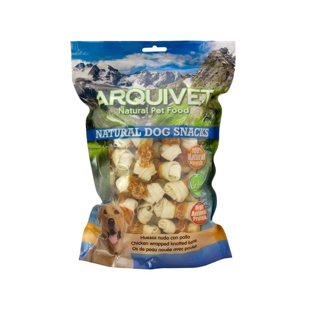 Arquivet Huesos Nudo con Pollo Naturales para Perros 1 KG
