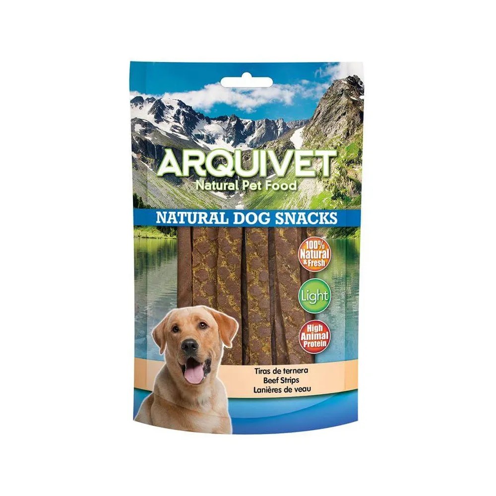 Arquivet Tiras de Ternera Naturales para Perros 1KG