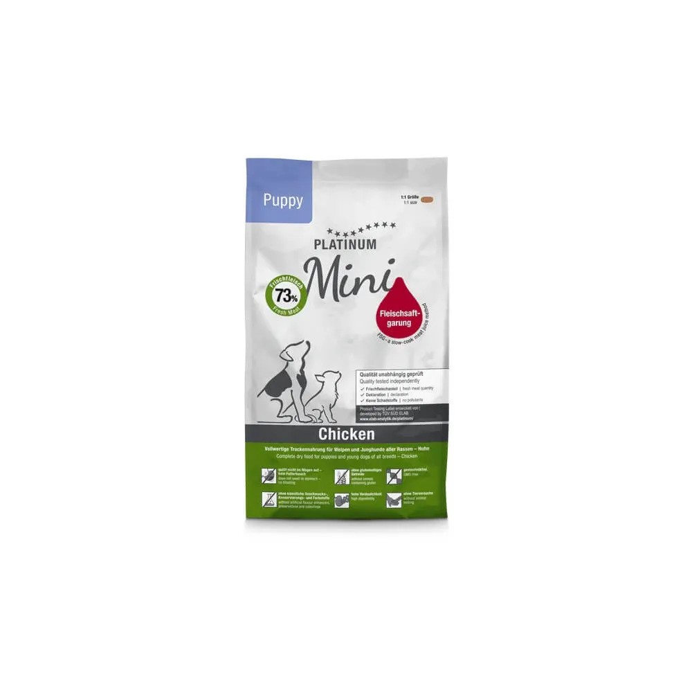 Platinum Natural Puppy Chicken Mini para Perros 900 gr