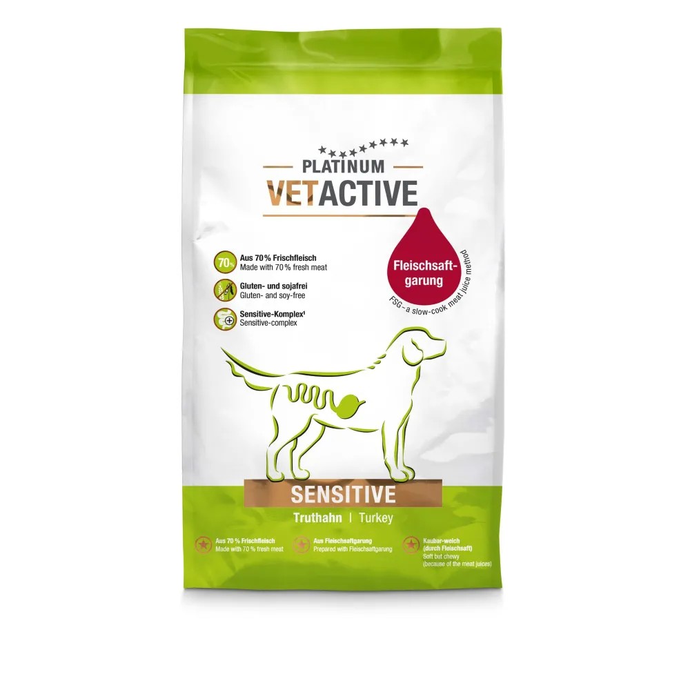 Platinum Vetactive Sensitive Pavo para Perros