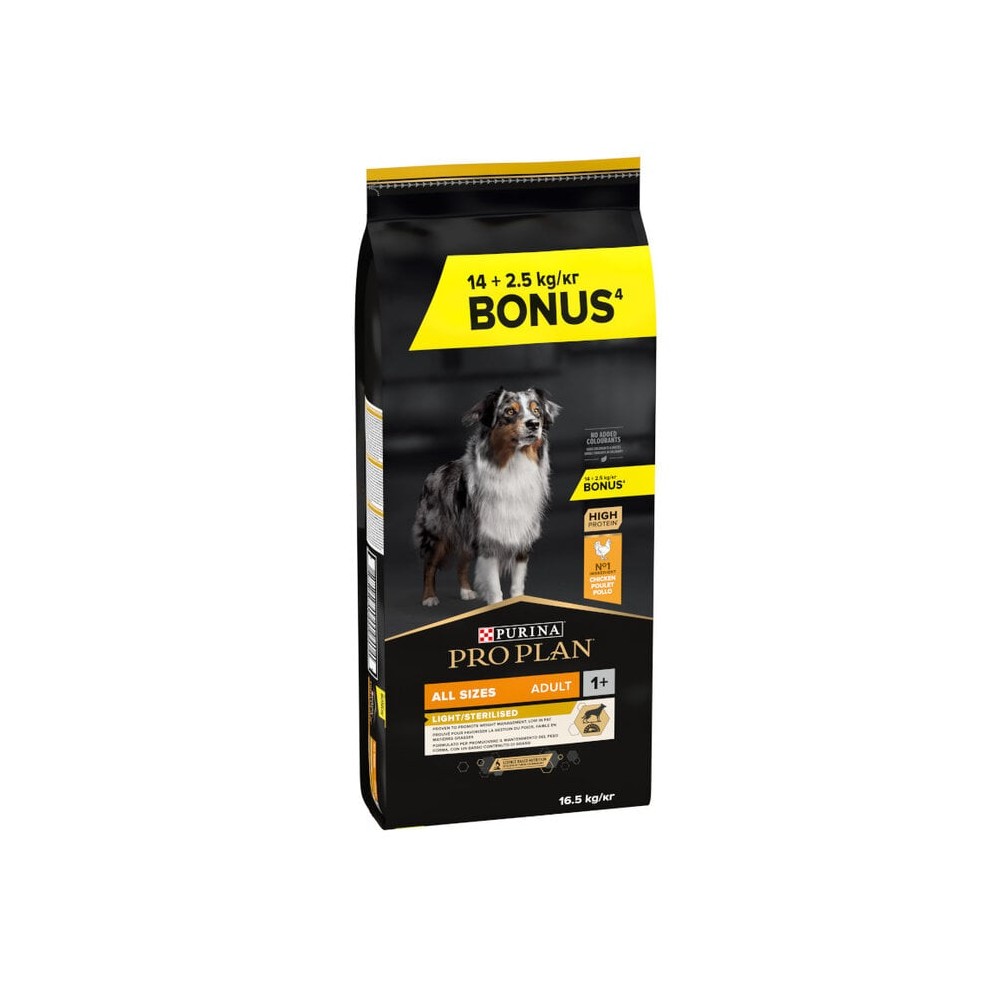 Pro Plan All Size Adult Light/Sterilised Pollo  14+2,5KG