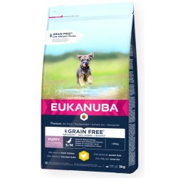 Eukanuba Grain Free Puppy Razas Pequeñas y Medianas Pollo