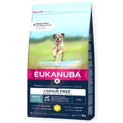 Eukanuba Grain Free Adulto Razas Pequeñas y Medianas Pollo