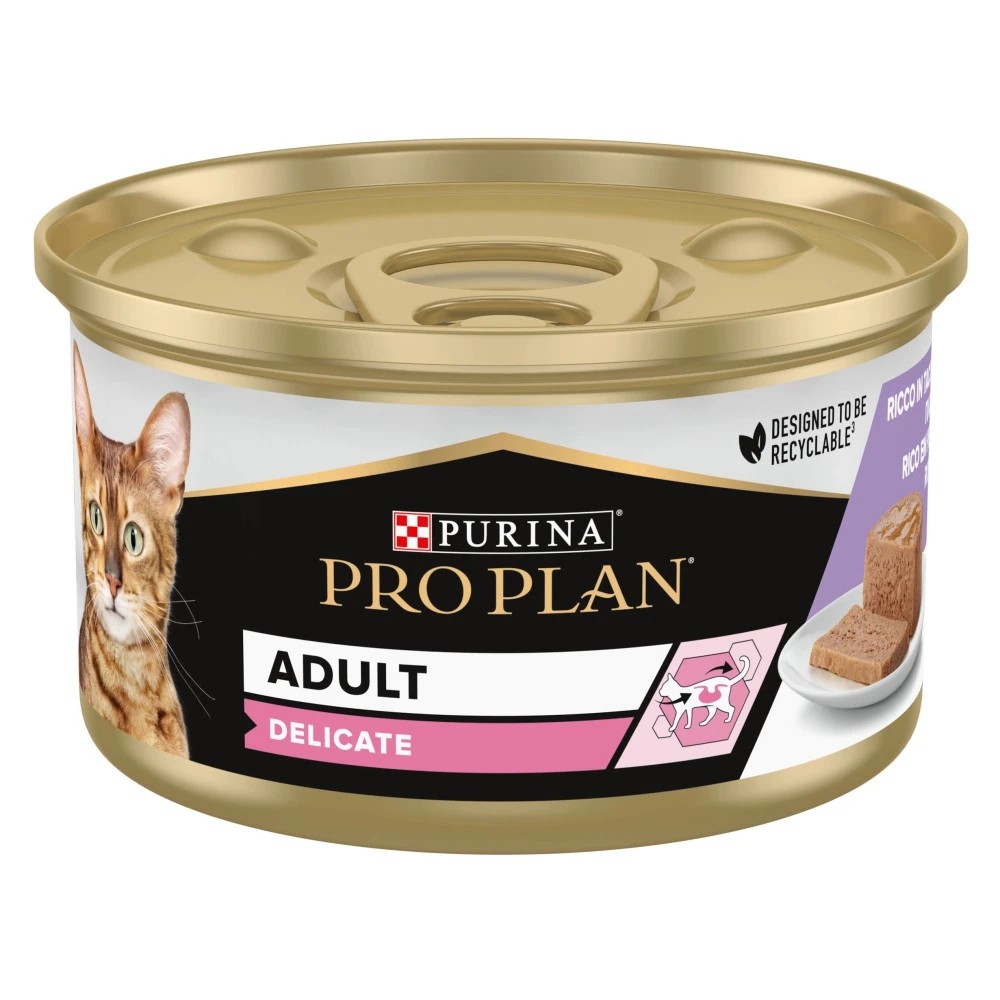 Pro Plan Adult Delicate Pavo Lata Gatos 85 GR