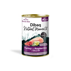 Dibaq Natural Moments Adulto Pavo con Frambuesa 380 gr