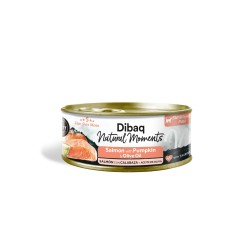 Dibaq Natural Moments 5 Star Esterilizados Salmón con Calabaza 70 gr