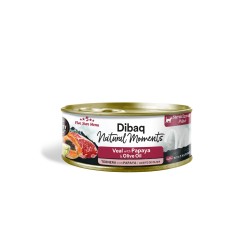 Dibaq Natural Moments 5 Star Esterilizado Ternera con Papaya 70 gr