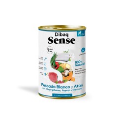 Dibaq Sense Pescado Blanco y Atún Latas 380GR