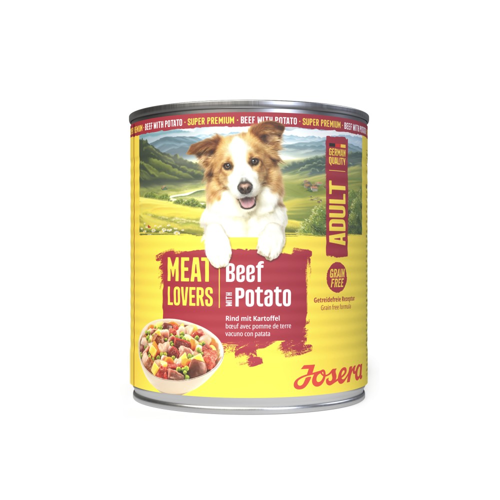 JOSERA MEAT LOVERS MENU TERNERA CON PATATA 6X800 GR