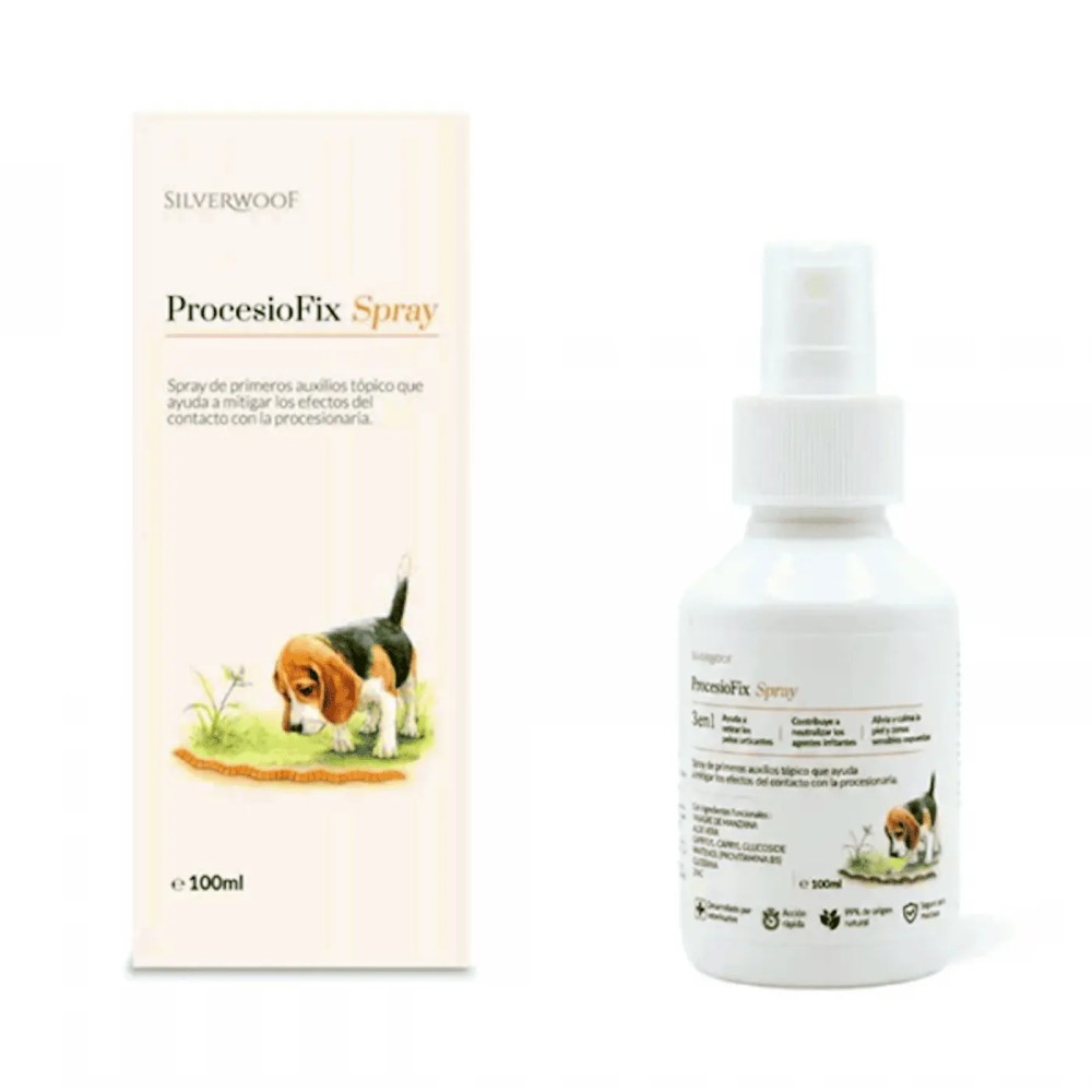 Procesiofix spray primeros auxilios contra procesionaria en perros