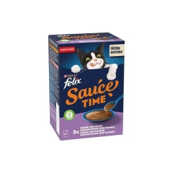 Felix Soup Time Original con Pollo y Salmón para Gatos 6X48GR