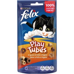 Felix Play Tubes Pollo e Hígado Snack para Gatos 8X50GR