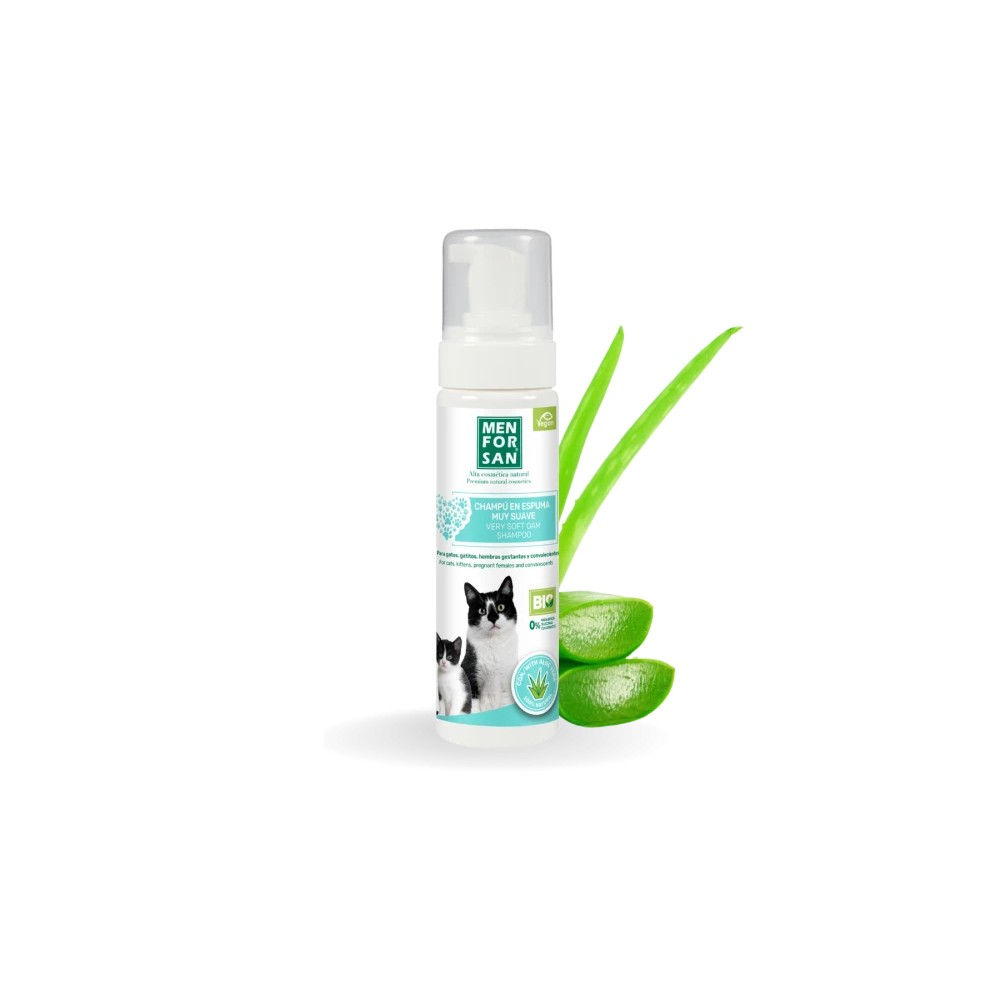 Menforsan Champu Espuma Aloe Vera Para (((GATO ))) 200Ml