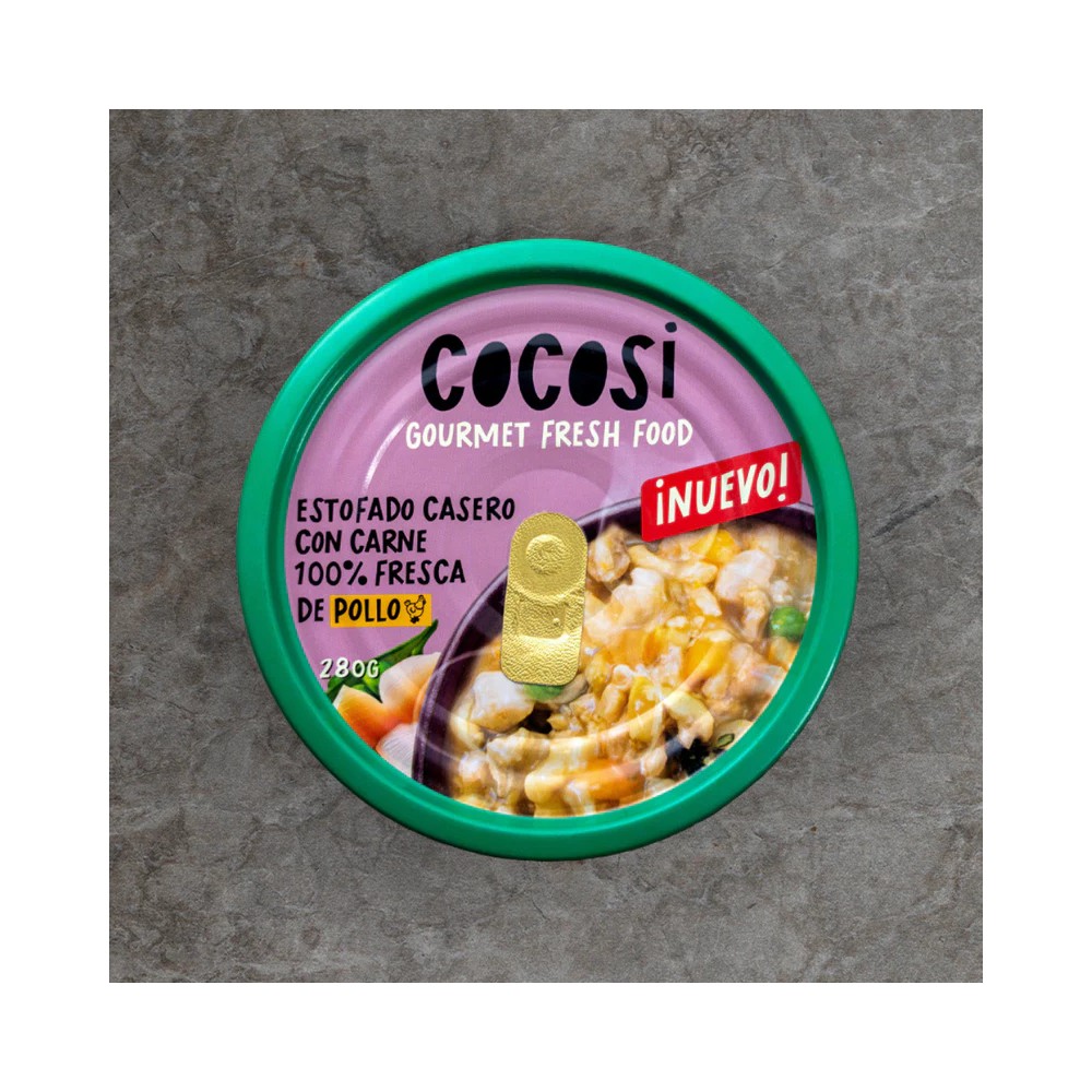 COCOSI Estofado casero para perro de pollo en salsa 280 GR