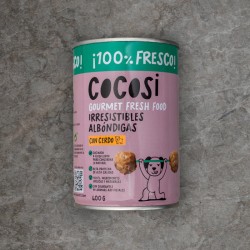 COCOSI Albóndigas en salsa para perro sabor cerdo 400GR