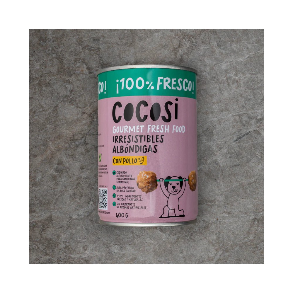 COCOSI Albóndigas en salsa para perro sabor pollo 400GR