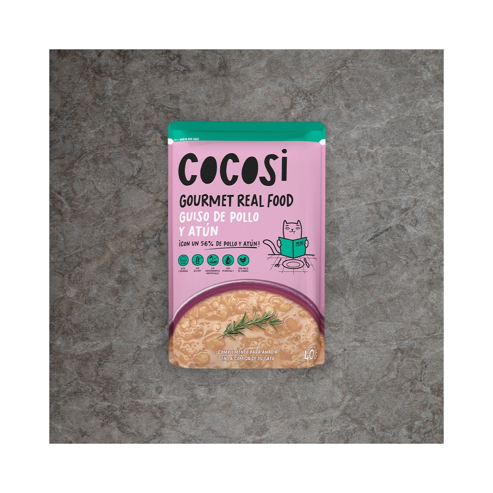 COCOSI Guiso para gato de pollo y atún