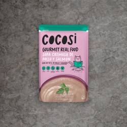 COCOSI Sopa cremosa para gato de pollo y salmón 40GR