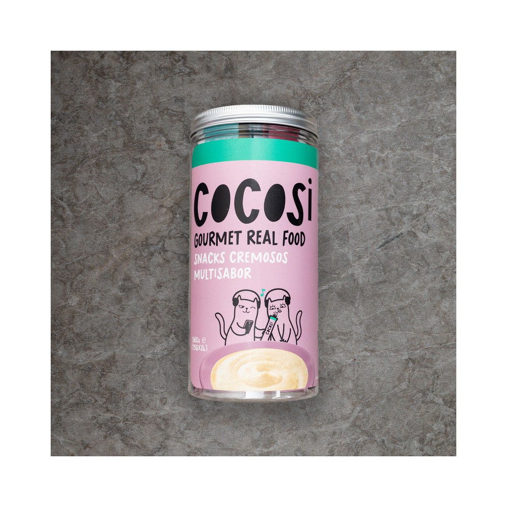 COCOSI Snack Cremoso para gato multisabor 24X15GR