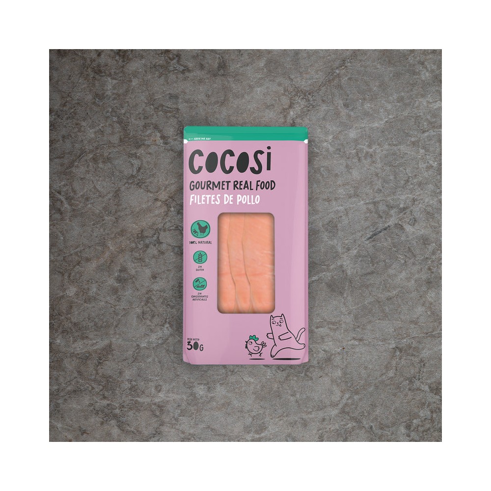 COCOSI Snack de gato lomo de pollo 30GR