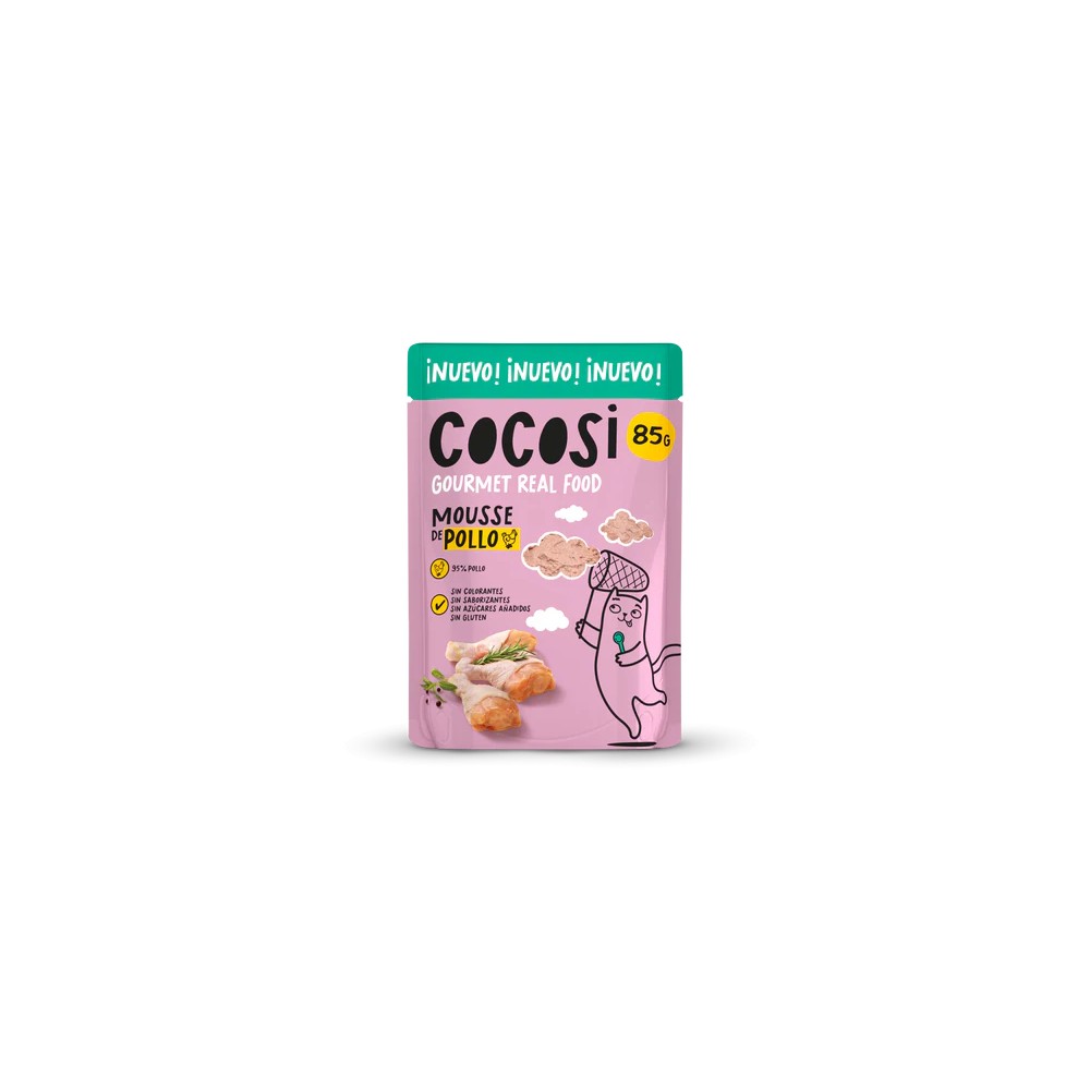 COCOSI Mouse de pollo para gatos 85GR