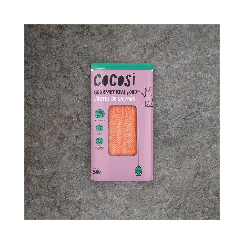 COCOSI Snack de gato lomo de salmón 30GR
