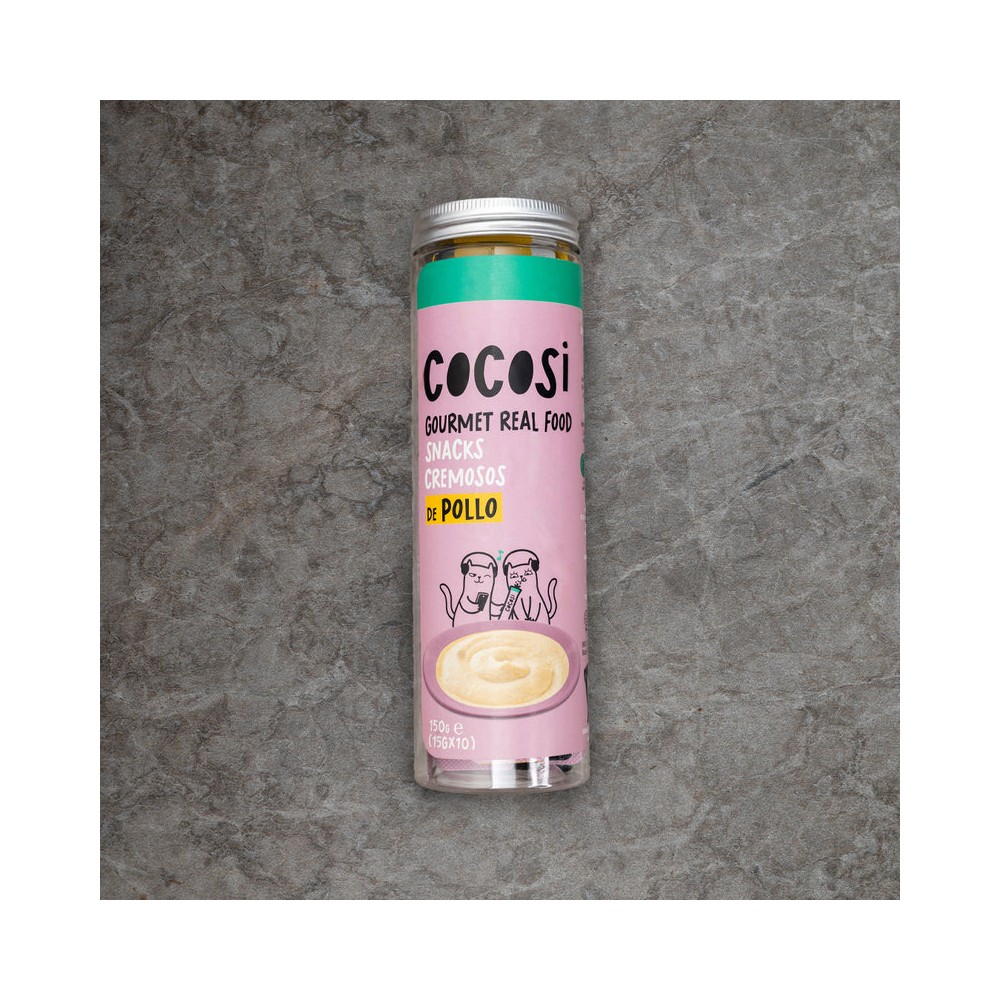 COCOSI Snack Cremoso para gato de pollo 10X15GR