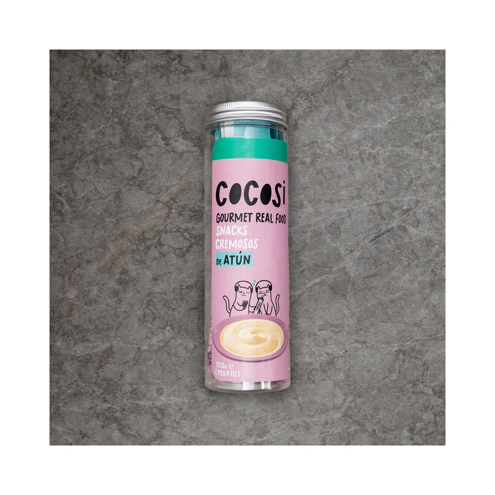 COCOSI Snack Cremoso para gato de atún 10X15GR