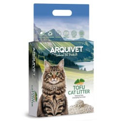 ARQUIVET Arena aglomerante de tofu 6L  - Original Tofu Cat Litter
