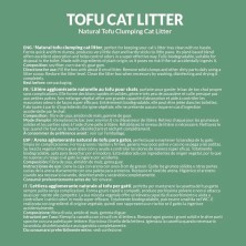ARQUIVET Arena aglomerante de tofu 6L  - Original Tofu Cat Litter
