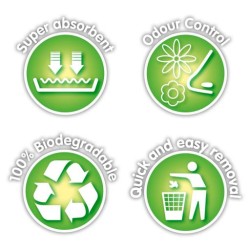 ARQUIVET Lecho ecológico para mascotas- Pet Litter Paper
