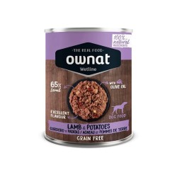 Ownat Wetline Cordero con Patatas Lata Perros 395 GR