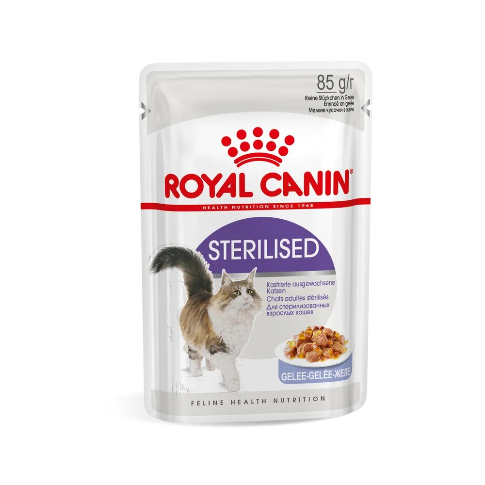 Royal Canin Sterilised en gelatina 12x85 gr