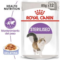 Royal Canin Sterilised en gelatina 12x85 gr