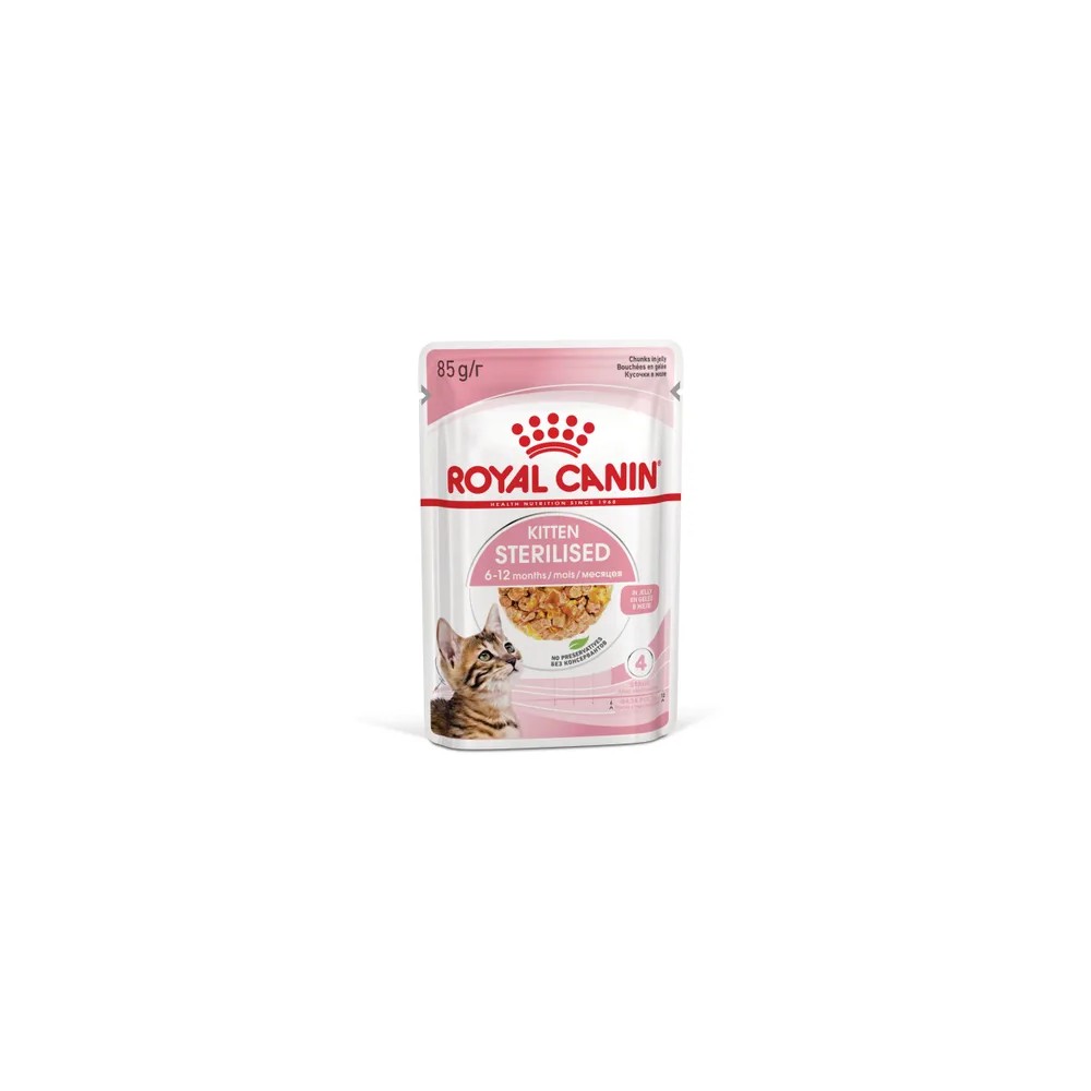Royal Canin Sterilised Kitten en salsa 12x85gr