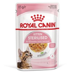 Royal Canin Kitten Sterilised en gelatina 12x85gr