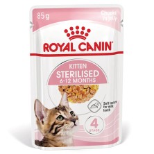 Royal Canin Kitten Sterilised en gelatina 12x85gr