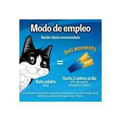 Felix Deli Moments Snack Líquido Variety Pack para Gatos 48X10GR