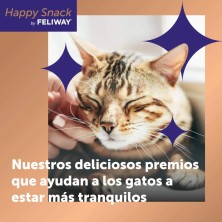 Happy Snack by Feliway Pack Pollo y Salmón para Gatos 24 STICKS