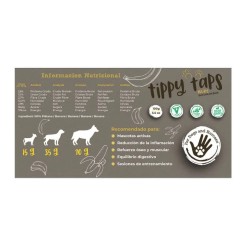 Tippy Taps Snack de Plátano para Perros 100GR