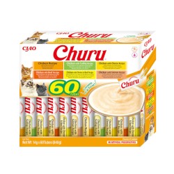 Churu Snack Líquido Variedades de Pollo para gatos