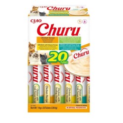 Churu Snack Líquido Variedades de Pollo para gatos