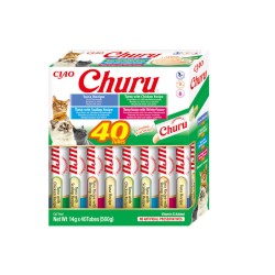 Churu Cat Variedades de Atún con Marisco para Gatos