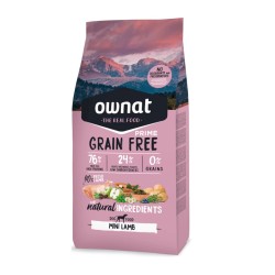 Ownat Mini Prime Grain Free Cordero 3kg