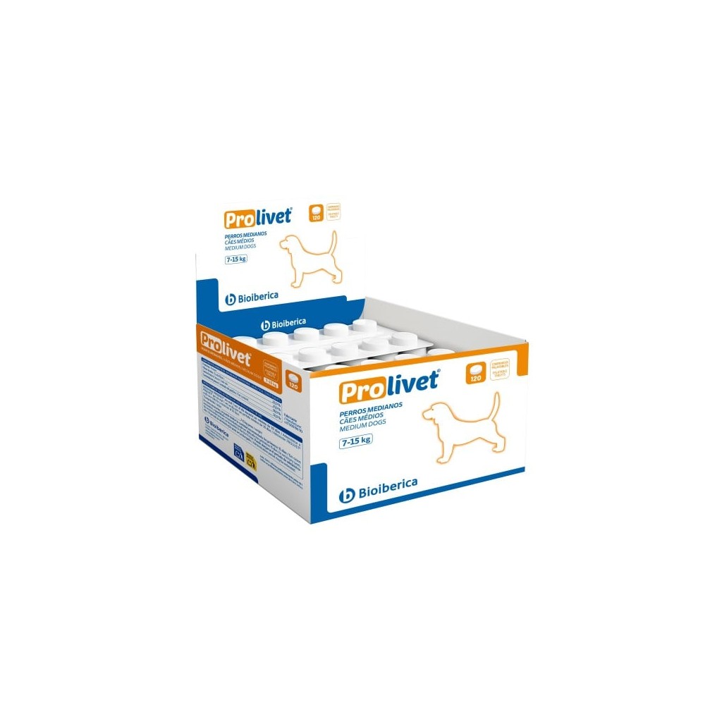 PROLIVET PERROS MEDIANOS 120 COMPRIMIDOS HEPATO